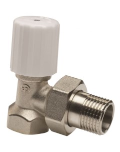 Угловой регулирующий клапан для радиатора Aqualink