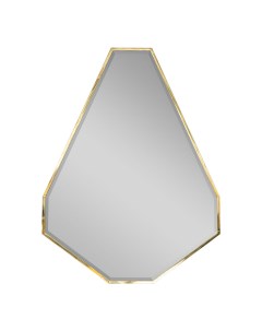 Зеркало в металлической раме золото Garda decor