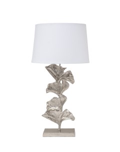 Лампа настольная Ginkgo Leaves с кремовым абажуром Garda decor