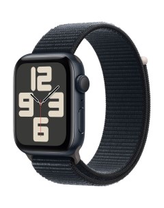Смарт часы Watch SE 44 мм 2023 темная ночь плетеный ремешок Apple
