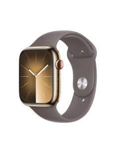 Смарт часы Watch Series 9 GPS Cellular 41mm Stainless Steel Gold коричневый M L Apple