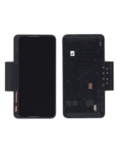 Дисплей с тачскрином для Asus ZS660KLS черный с рамкой Оем