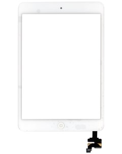 Сенсорное стекло тачскрин для Apple iPad Mini белый с контроллером Оем