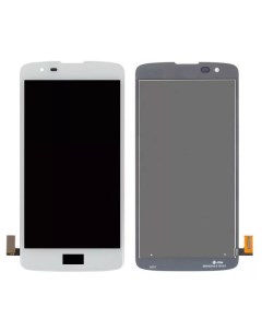 Дисплей с тачскрином для LG K350E K8 LTE белый Оем