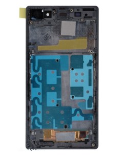 Дисплей с тачскрином для Sony Xperia Z1 LT39 черный с рамкой Оем