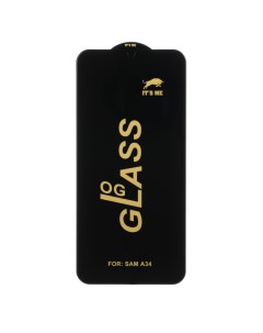 Стекло защитное Samsung A34 OG чёрное Glass