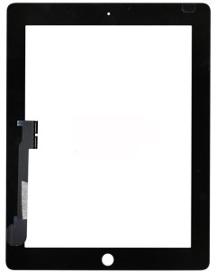 Сенсорное стекло тачскрин для Apple iPad 3 iPad 4 черное Оем