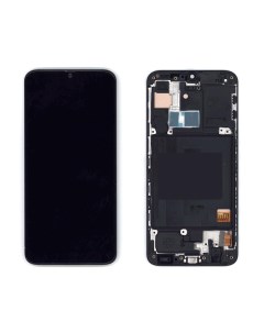 Дисплей с тачскрином для Samsung Galaxy A40 SM A405F TFT черный с рамкой Оем