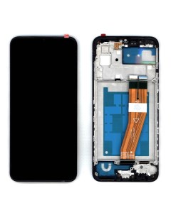 Дисплей с тачскрином для Samsung Galaxy A03 SM A035F черный с рамкой Оем
