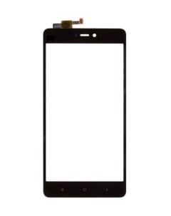 Сенсорное стекло тачскрин для Xiaomi Mi 4s черный Оем