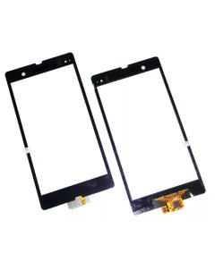 Сенсорное стекло тачскрин для Sony Xperia Z C6603 черный Оем