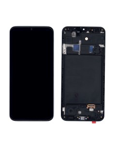 Дисплей с тачскрином для Samsung Galaxy A20 SM A205F OLED черный Оем