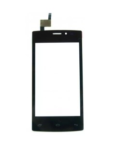 Сенсорное стекло тачскрин для Tele2 Mini черный Оем