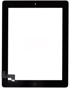 Сенсорное стекло тачскрин для Apple iPad 2 черное кнопка home Оем