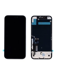 Дисплей с тачскрином для Apple iPhone 11 Tianma черный с металической рамкой Оем