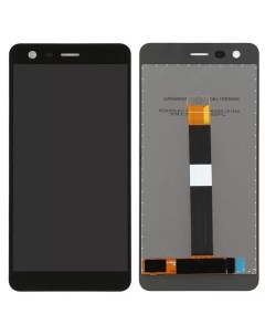 Дисплей с тачскрином для Nokia 2 TA 1029 черный Оем