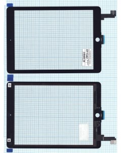 Сенсорное стекло тачскрин для Apple iPad Air 2 черное Оем