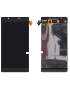 Дисплей с тачскрином для Nokia 540 Dual RM 1141 черный Оем