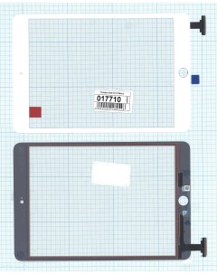 Сенсорное стекло тачскрин для Apple iPad mini 3 retina no IC белое Оем
