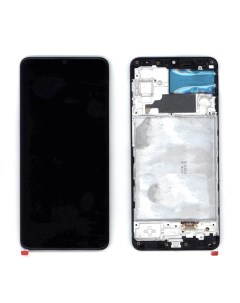 Дисплей с тачскрином для Samsung Galaxy M32 SM M325F OLED черный с рамкой Оем