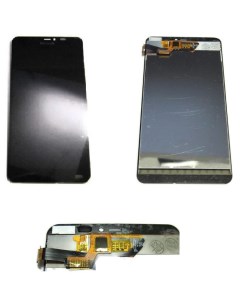Дисплей с тачскрином для Nokia 640 XL RM 1067 черный Оем