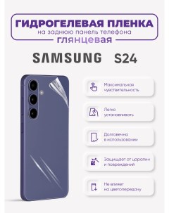 Задняя гидрогелевая защитная пленка Samsung Galaxy S24 Sig