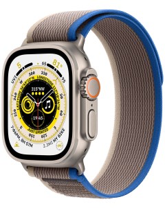 Смарт часы Watch Ultra GPS 49 мм S M серебристый синий MNHT3ZA A Apple