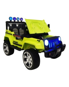 Электромобиль Jeep зеленый Rivertoys