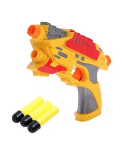 Пистолет с мягкими пулями Воин в ассортименте цвет по наличию игрушка Nobrand