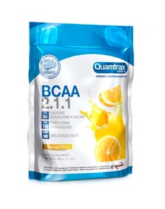 BCAA 2 1 1 Powder 500 г вкус апельсин Quamtrax nutrition