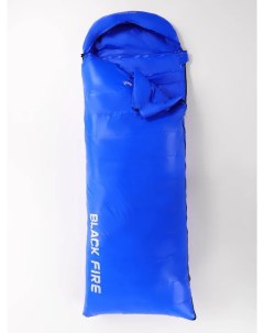 Спальный мешок пуховый 210 см синий до 5 Nobrand