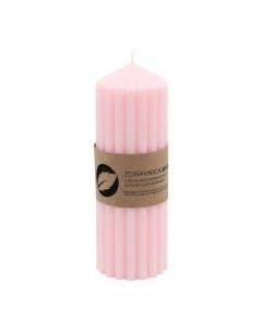 Свеча Luxure коллекция Romantic розовая Zdravnica.shop