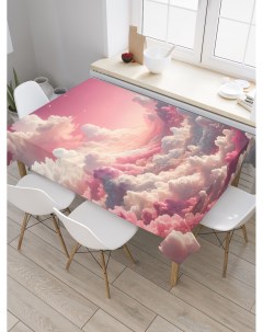 Скатерть на стол прямоугольная Розовые облака 180x145 tc_sd1520_180x145 Joyarty