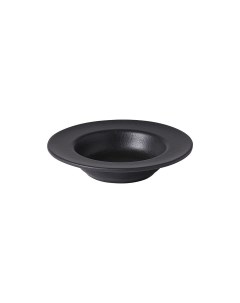 Тарелка глубокая для пасты Roda 22 см керамическая черная Costa nova
