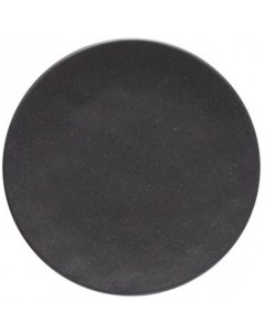 Тарелка Roda 22 см керамическая черная Costa nova