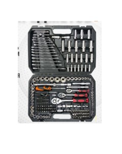 Набор инструментов на 218 предметов для автомобиля и дома в чемодане набор ключей для авт Satocr-mo