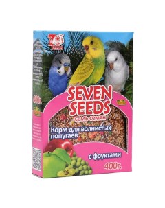 Сухой корм для волнистых попугаев Special с фруктами 400 г Seven seeds