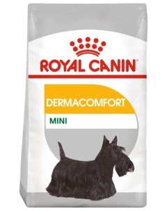 Сухой корм для собак Mini Dermacomfort при раздражениях и зуде кожи 3 кг Royal canin