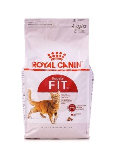 Сухой корм для кошек Fit с умеренной активностью 4 кг Royal canin