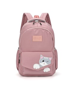 Рюкзак школьный Cat09 для девочки розовый Rafl