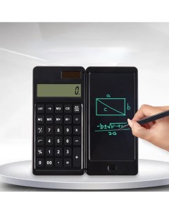 Калькулятор JSK C21 черный с графическим планшетом и стилусом Wider