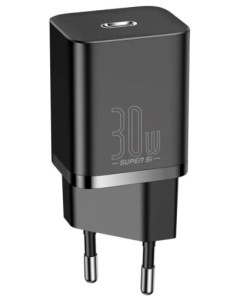 Зарядное устройство сетевое CCSUP J01 Super Si Pro Quick Charger USB C 30W Black Baseus