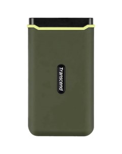 Твердотельный накопитель USB C 500Gb Dark Green TS500GESD380C Transcend