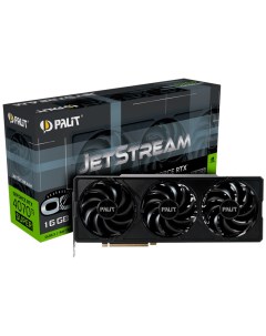 Видеокарта GeForce RTX 4070Ti Super JetStream OC 16Gb 2340MHz PCI E 4 0 16384Mb 21000MHz 256 bit HDM Palit