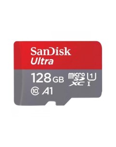 Карта памяти 128Gb Micro Secure Digital Ultra UHS I SDSQUAB 128G GN6MN Sandisk