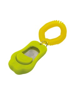 Кликер трехтоновый в форме лапки с браслетом Зеленый Zooone
