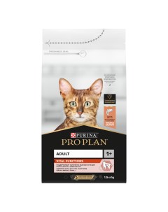 Pro Plan Original Adult корм для взрослых кошек Лосось 1 5 кг Purina pro plan