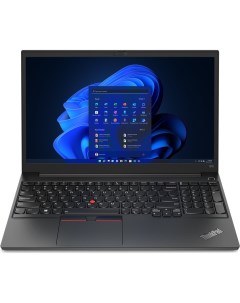 Ноутбук ThinkPad E15 G4 15 6 IPS 1920x1080 Intel Core i5 1235U 1 3 ГГц 8Gb RAM 512Gb SSD W11Pro черн Lenovo