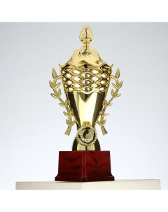 Кубок 184c наградная фигура золото подставка пластик 21 10 6 5 см Командор