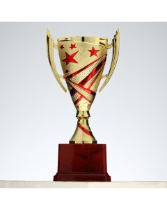 Кубок 183a наградная фигура золото подставка пластик 22 5 11 8 5 см Командор
